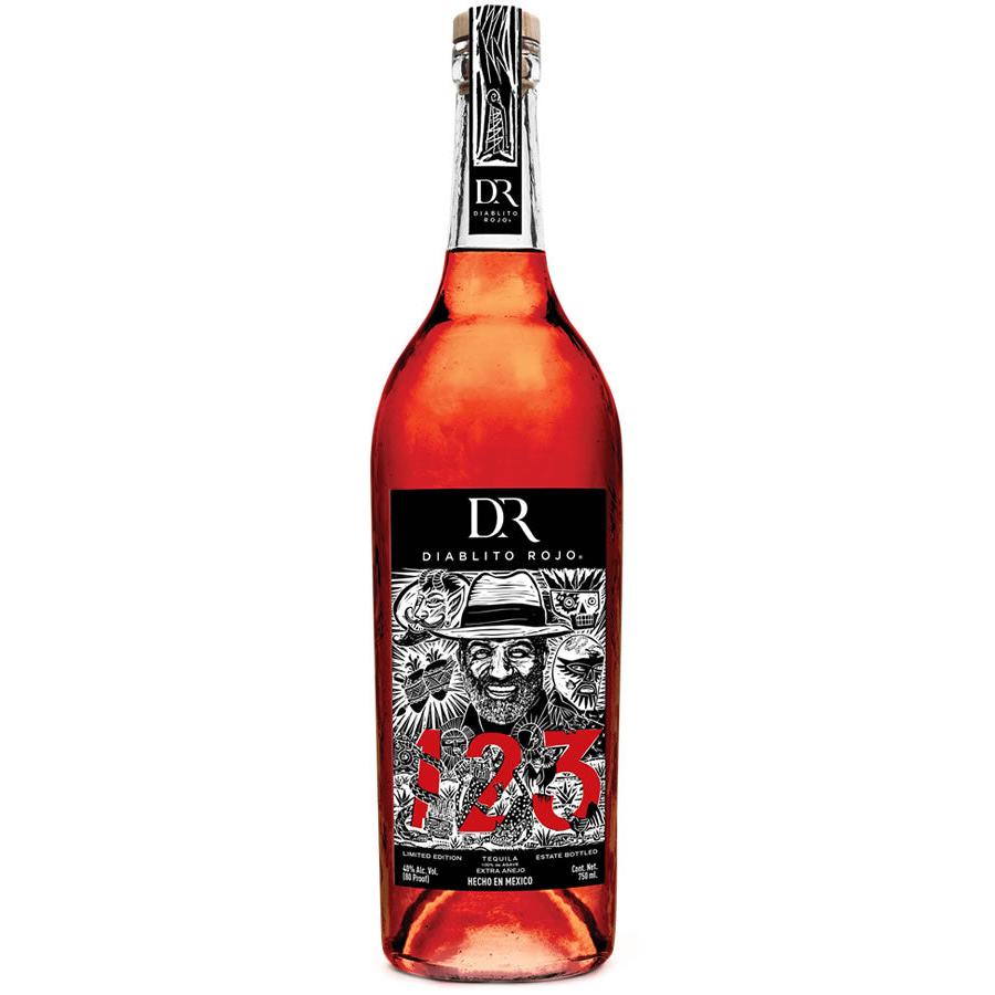 123 Organic Diablito Rojo Extra Anejo Tequila