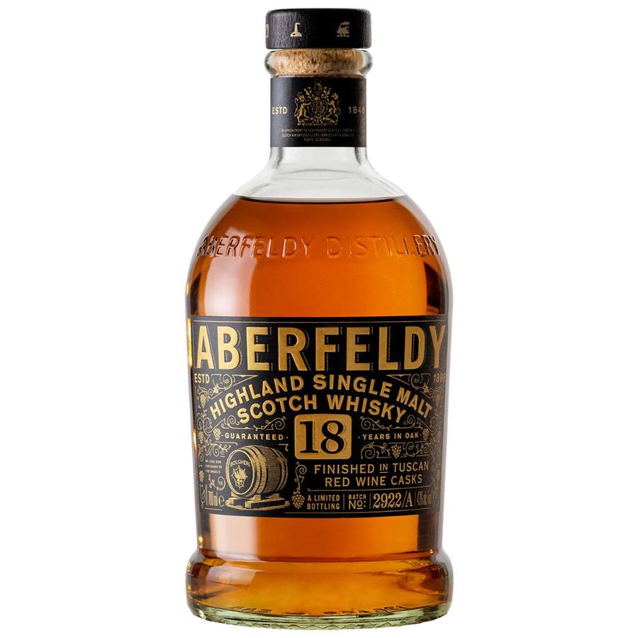 Aberfeldy 18 Year Tuscan Red Wine Cask Finish Single Malt