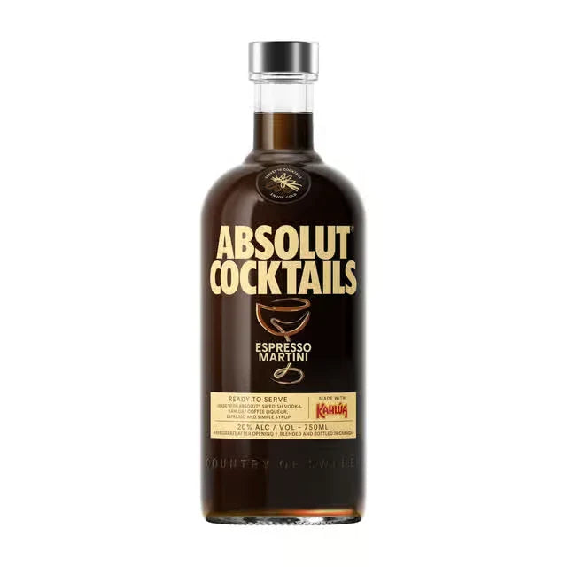 Absolut Espresso Martini 750ML