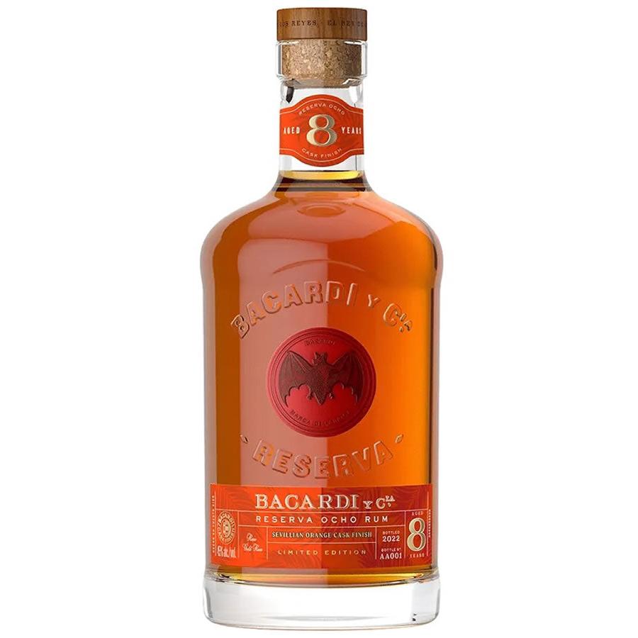 Bacardi Ocho 8 Year Rum Sevillian Orange