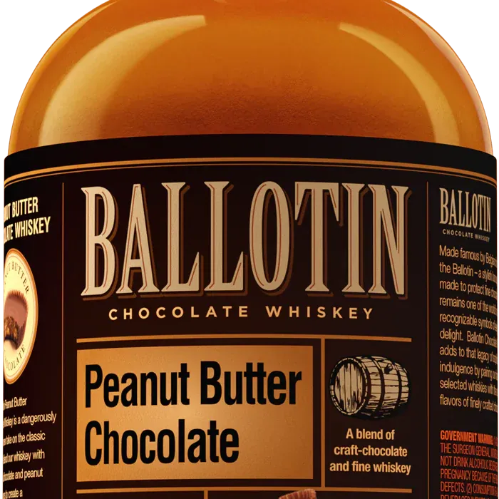 Ballotin Peanut Butter Chocolate Whiskey Cream 750ML