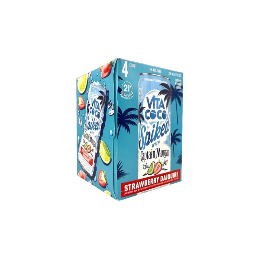 Captain Morgan Vita Coco Spiked Strawberry Daiquiri