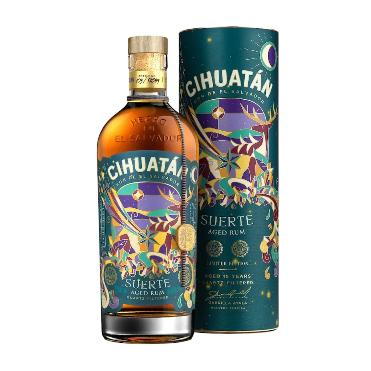 Cihuatan Suerte 15 Year Rum 750ML