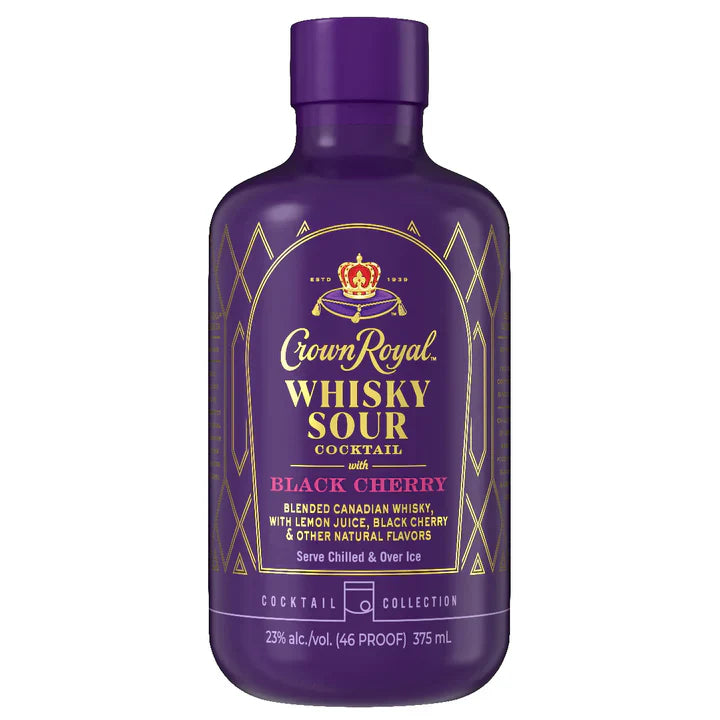 Crown Royal Black Cherry Whiskey Sour 375ML