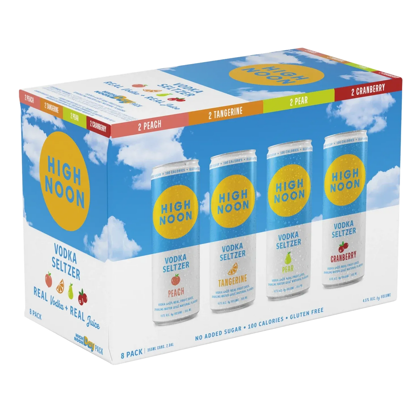 High Noon Vodka & Soda Day Pack Variety 8PK