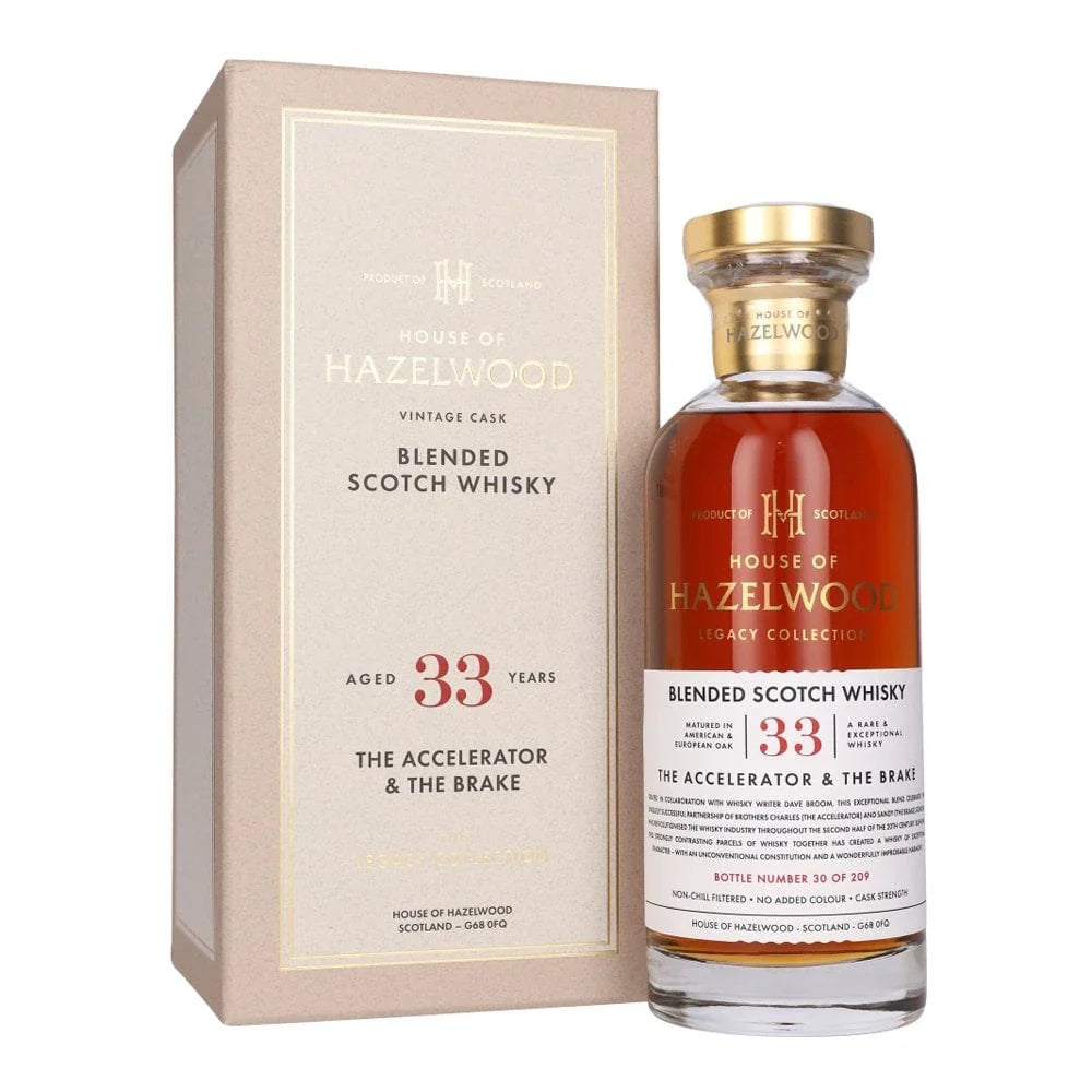 House of Hazelwood The Accelerator & The Brake 33 Year Scotch 700ML