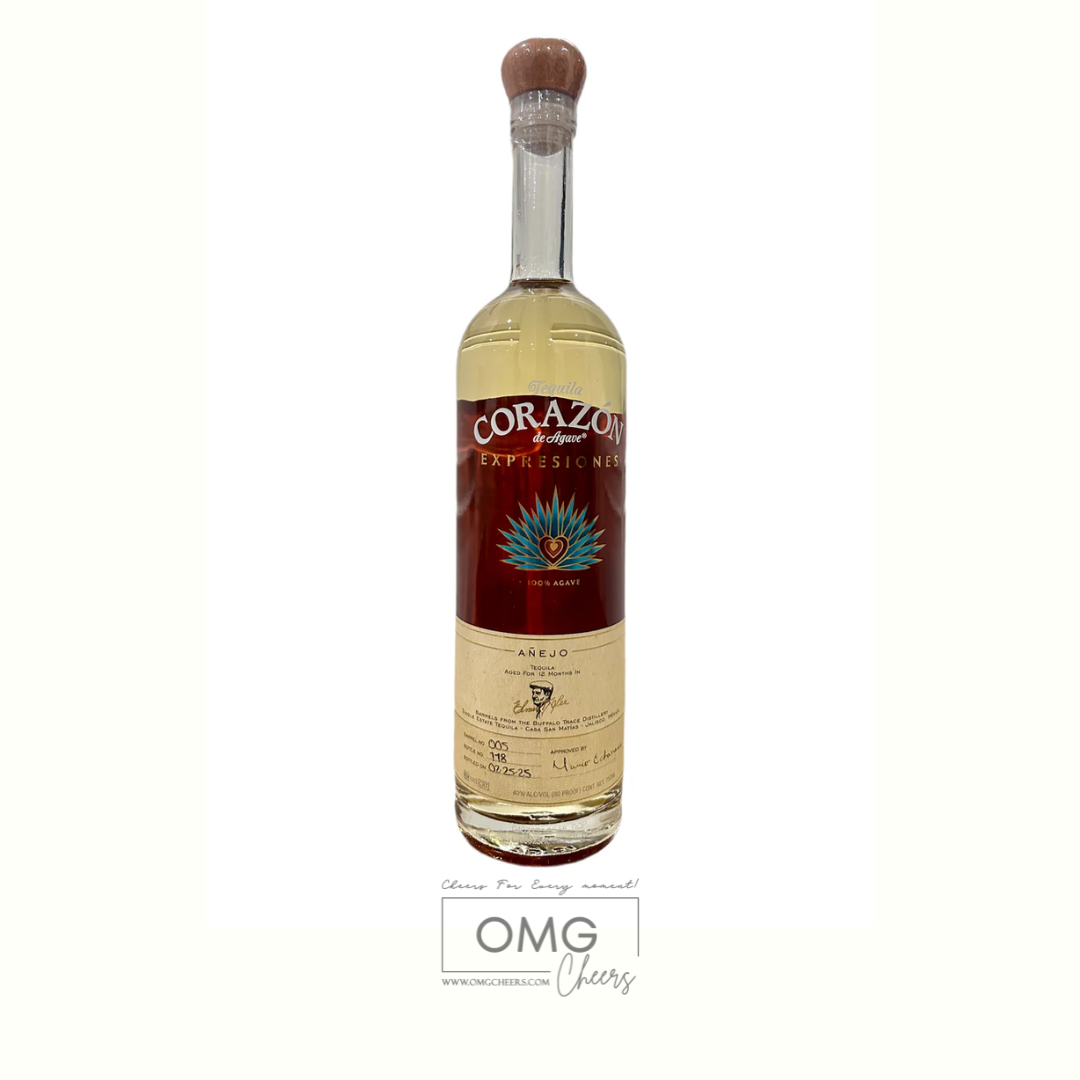Expresiones del Corazon Tequila Anejo aged in Elmer T Lee Barrels 750ML