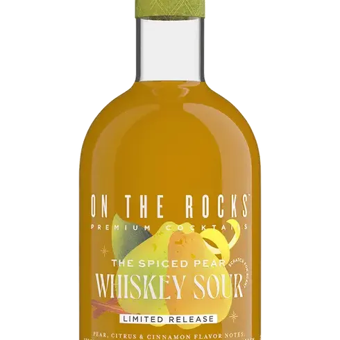 On The Rocks Spiced Pear Whiskey Sour 375ML