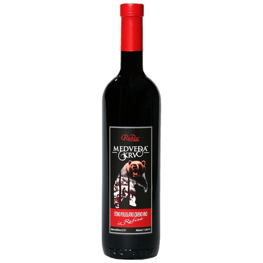 Rubin Medveda KRV Bear's Blood Red Wine