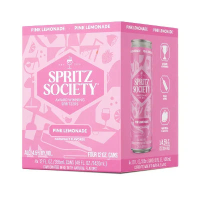 Spritz Society Pink Lemonade 4Pk
