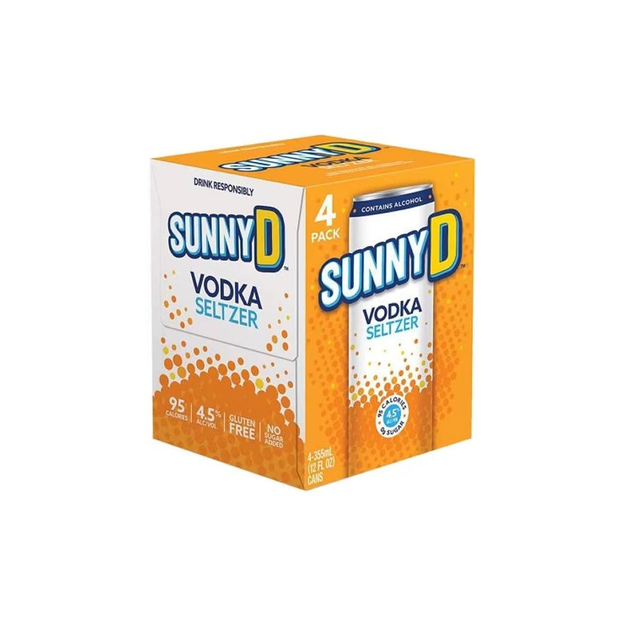SunnyD Vodka Seltzer 4Pk