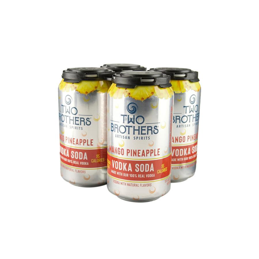 Two Brothers Mango Pineapple Vodka Soda