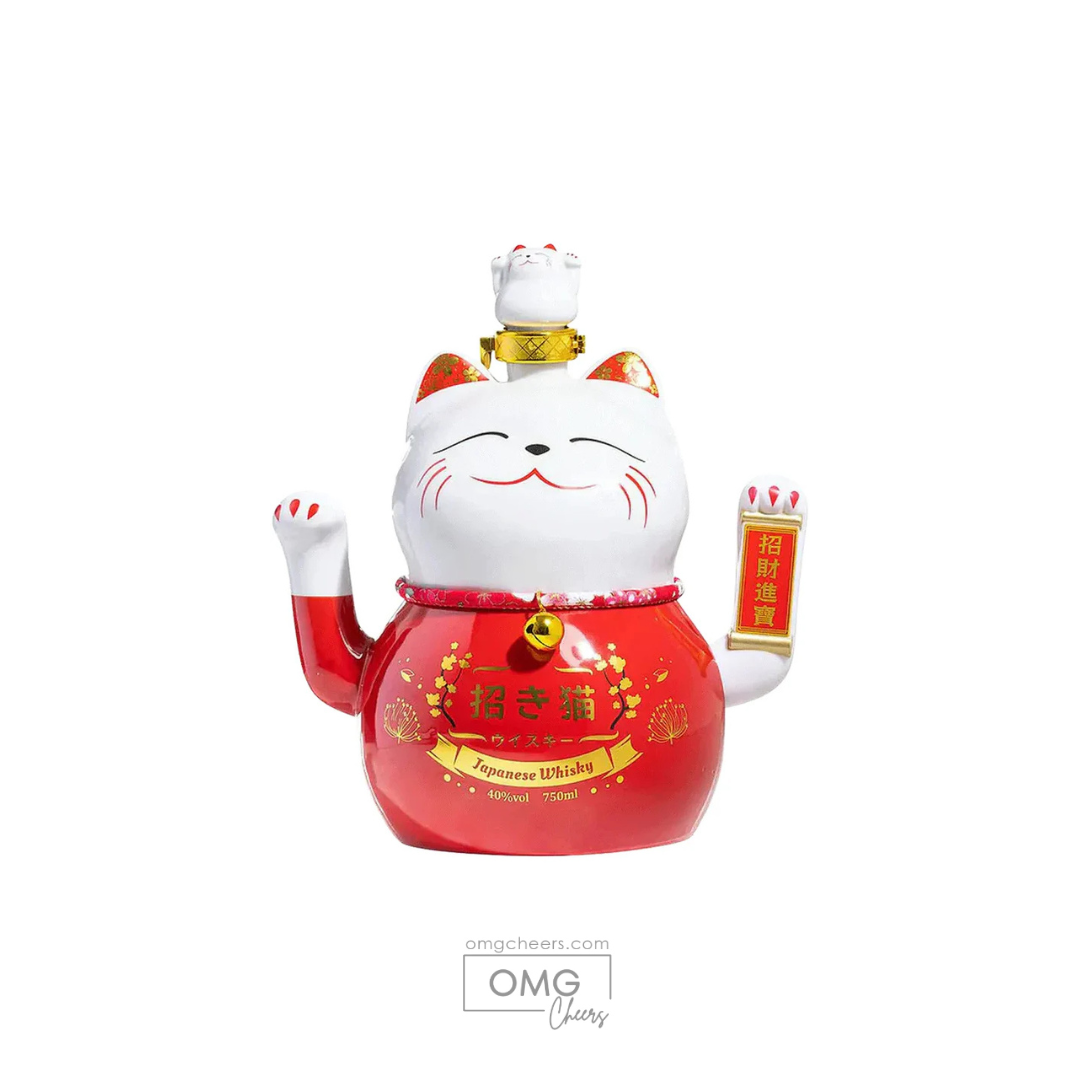 Lucky Cat Maneki Neko Japanese Whisky 750ML