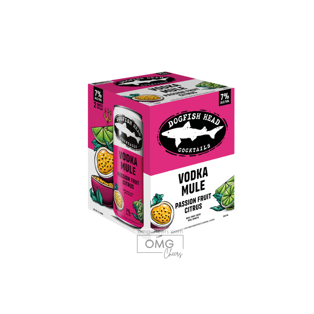 Dogfish Head Passion Fruit & Citrus Vodka Mule 4Pk