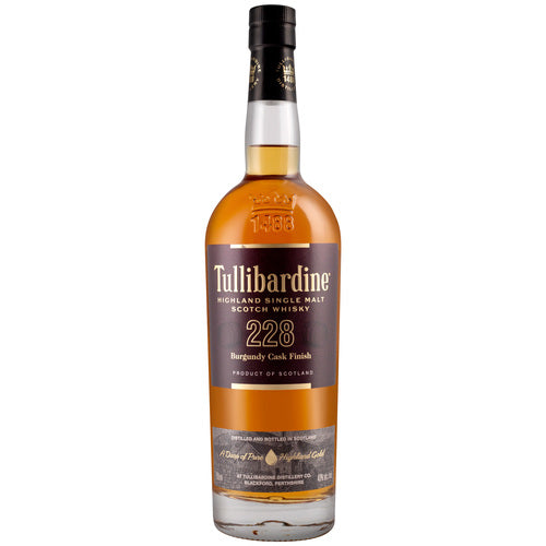 Tullibardine Distillery 228 Burgundy Cask Finish Highland Single Malt Scotch Whisky 750 ml