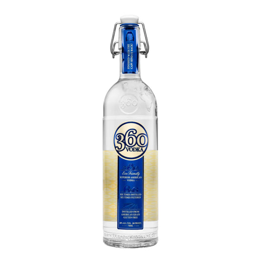 360 Vodka Eco Friendly Superior Vodka Six Time Distilled From American Grain 750 ml