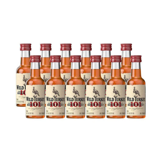 Wild Turkey 101 Kentucky Straight Bourbon (12 pack) 50ml