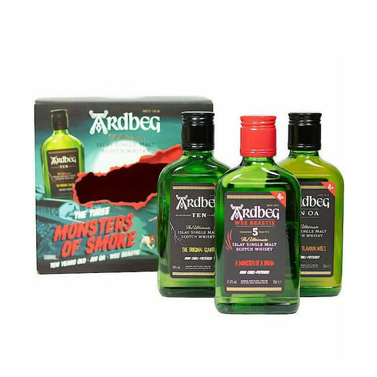 Ardbeg The Three Monsters of Smoke Variety Pack 3 x 200ml