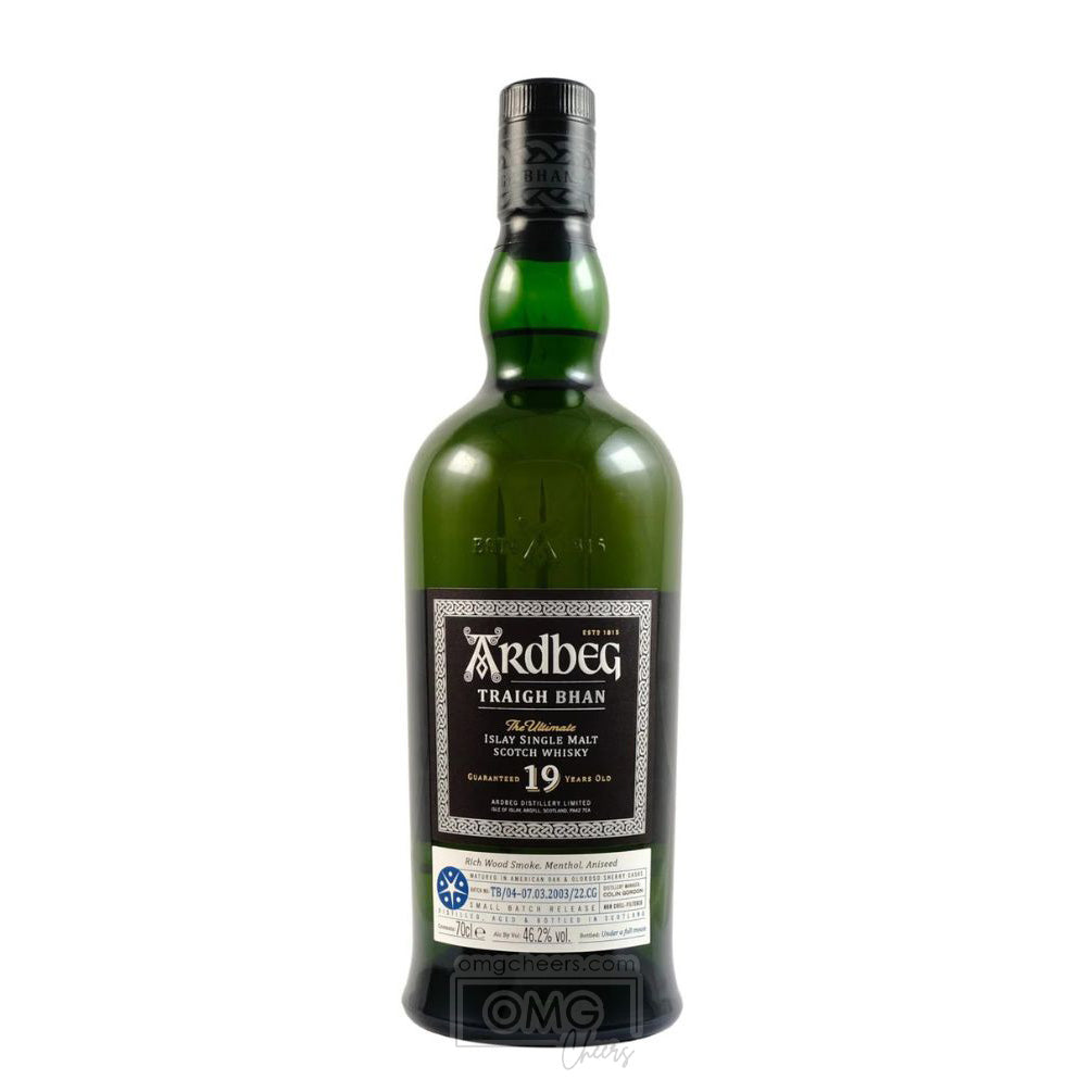 Ardbeg Traigh Bhan The Ultimate Islay Single Malt Scotch Whiskey (Batch TB/04-07.03.2003/22.CG) 19 year 750 ml