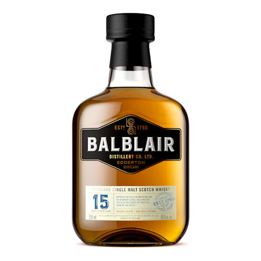 Balblair 15 Year Highland Single Malt Scotch 750ml