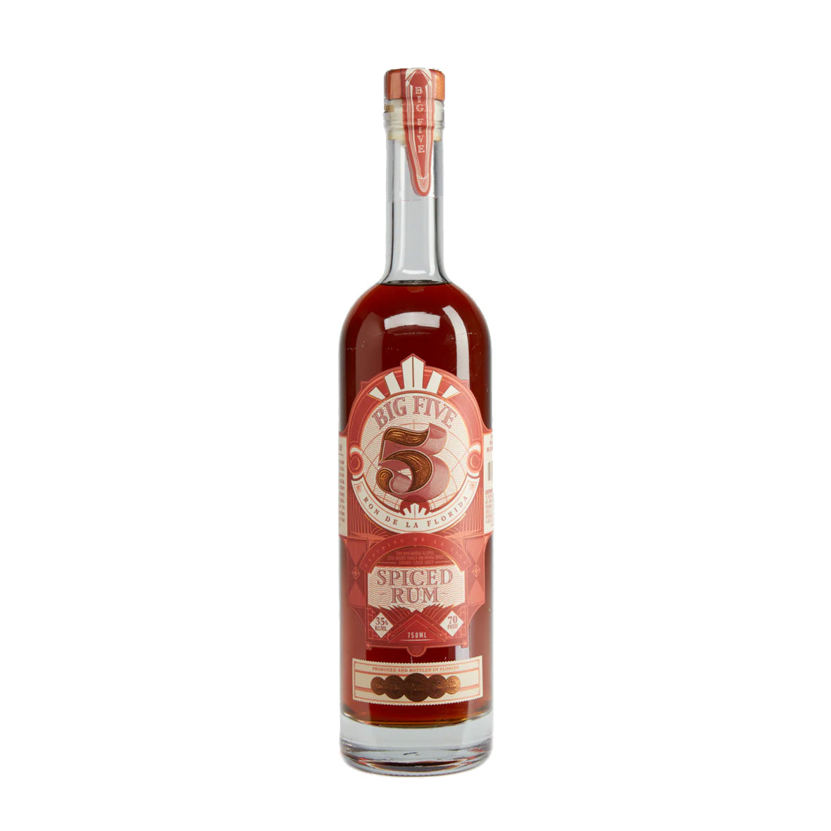 Big Five Big Five Spiced Rum 750 ml