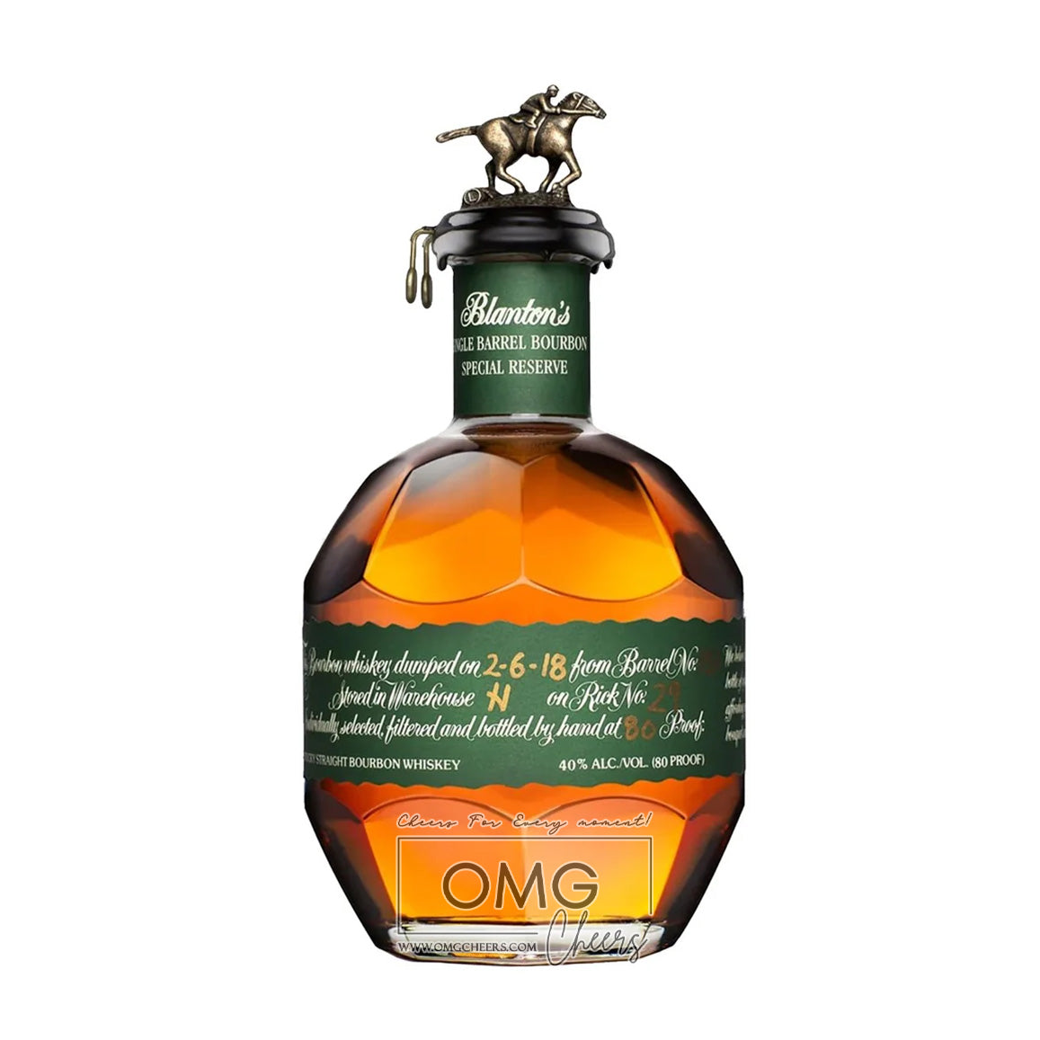 Blanton's Green Label Special Reserve Single Barrel Bourbon Kentucky Straight 700 ml