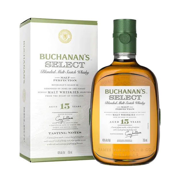 Buchanans 15 Year Old Blended Malt Scotch Whisky 750 ml