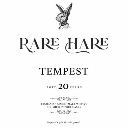 Rare Hare Tempest 20 Year Whiskey 700ML