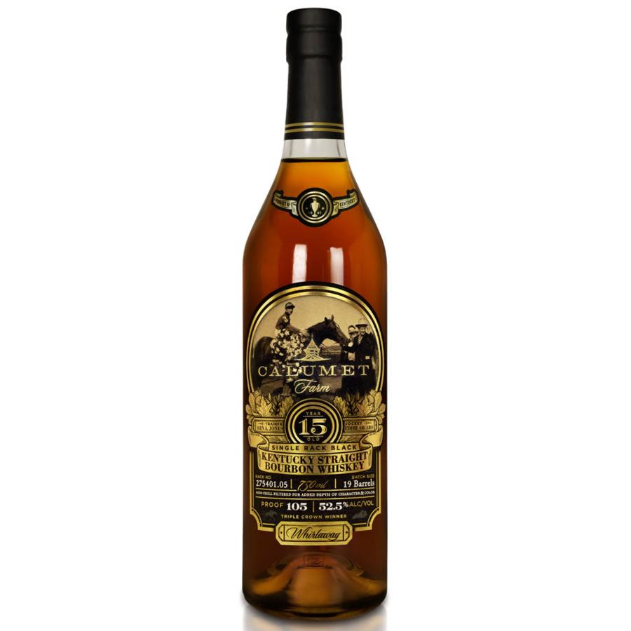 Calumet Farms 15 Year Single Rack Black Bourbon
