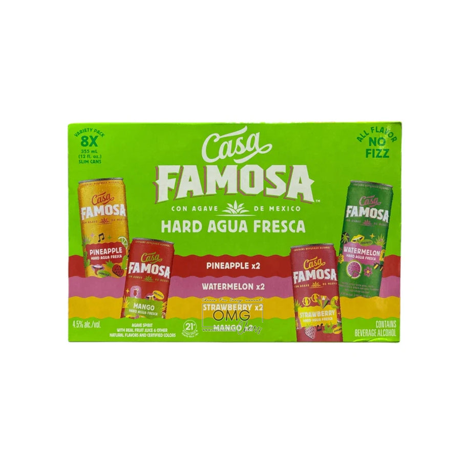 Casa Famosa Hard Aqua Fresca Variety 8Pk