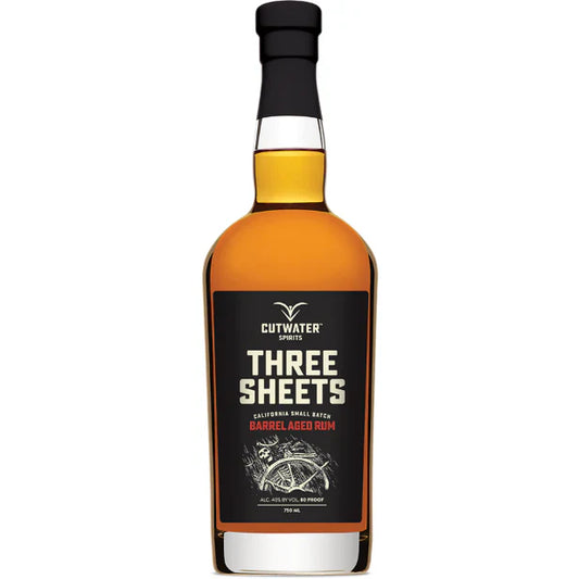 Cutwater Spirits Three Sheets Barrel Aged Rum 750M