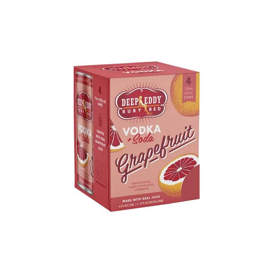 Deep Eddy Vodka and Soda Grapefruit