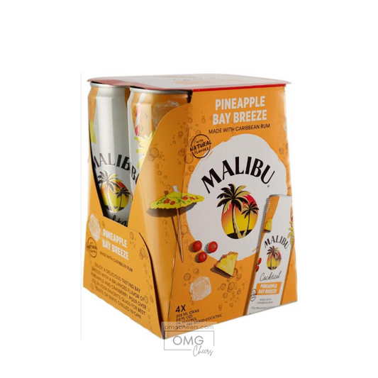 Malibu Pineapple Bay Breeze (4 pack) 355ml