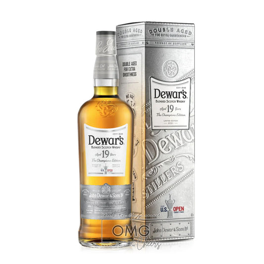 Dewars Champions Edition scotch 2021 US open 19 year 750ml