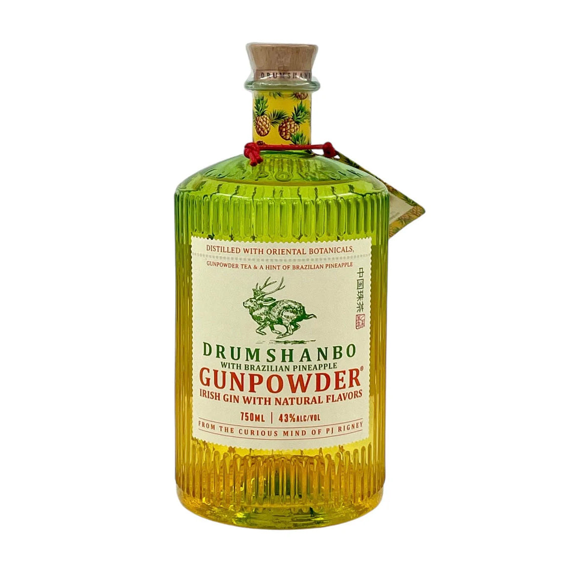 Drumshanbo Gunpowder Brazilian Pineapple Irish Gin 750 ML