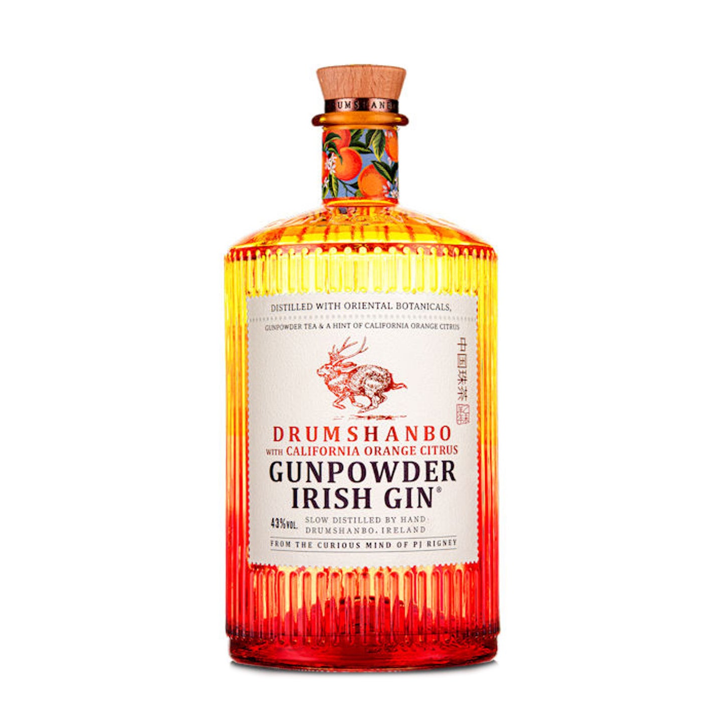 Drumshanbo Gunpowder Irish Gin With California Orange Citrus 750ml