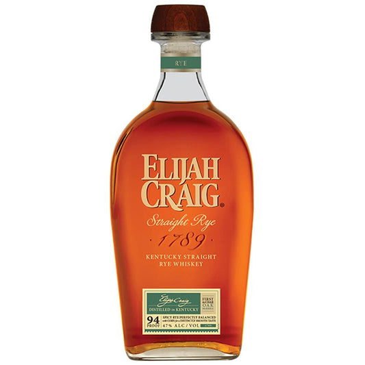 Elijah Craig Straight Rye