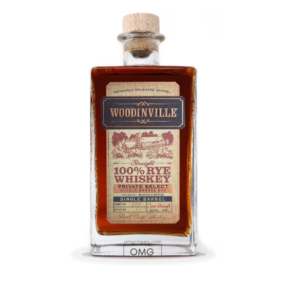 Woodinville Rye Single Barrel Cask Strength Barrel 7930 750ml