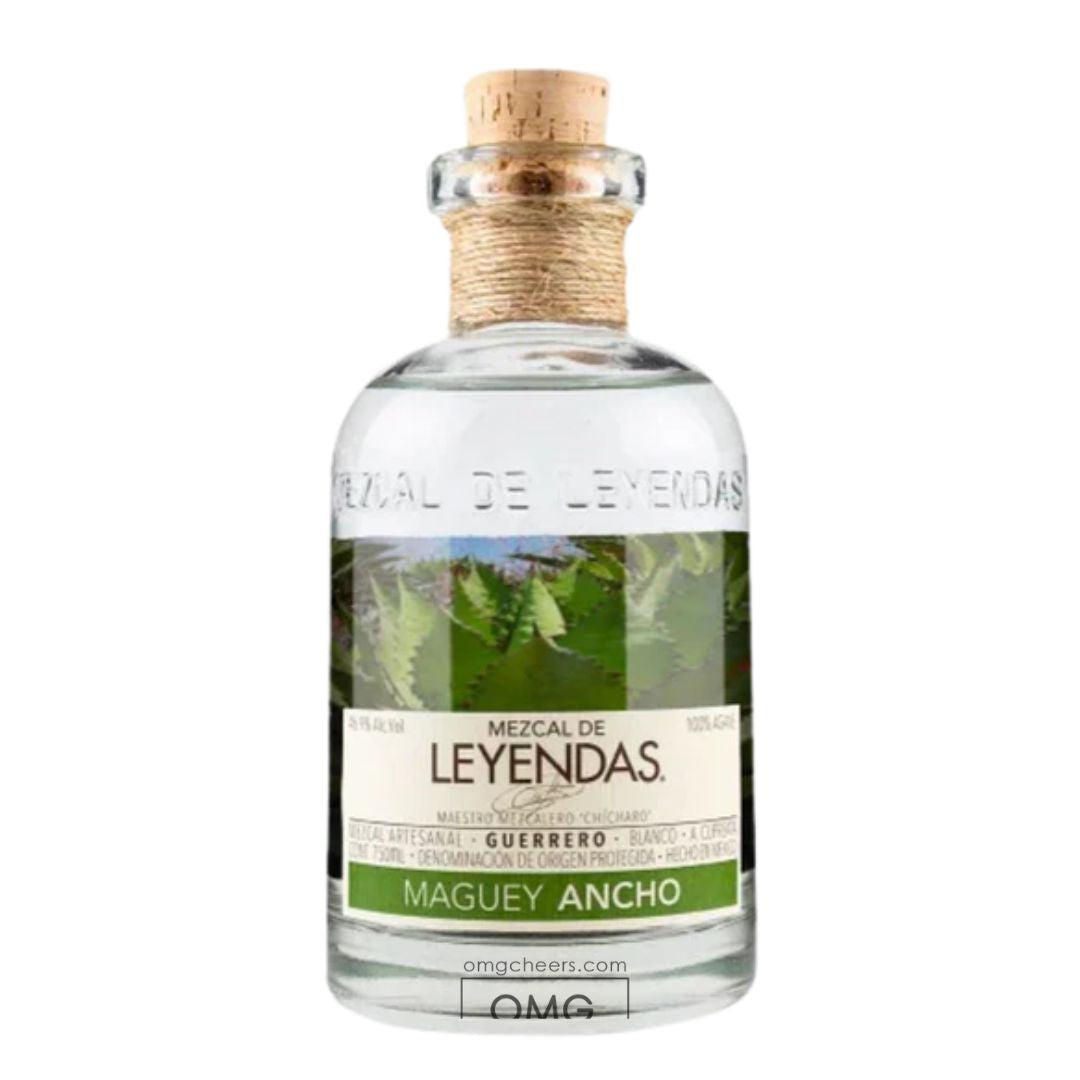 Mezcal De Leyendas Guerrero Maguey Ancho Blanco 750 ml