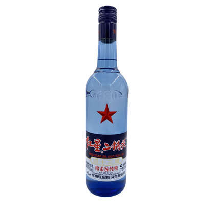 Red Star Er Guo Tou Jiu 43% Blue - 750ML