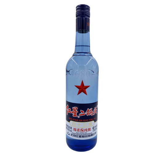 Red Star Er Guo Tou Jiu 43% Blue - 750ML