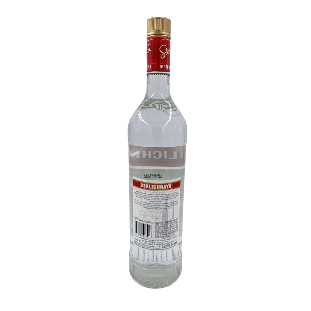 Stolichnaya Vodka - 1.0L