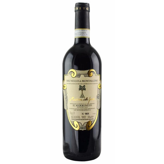 Il Marroneto Madonna dekke Grazue Brunello di Montalcino