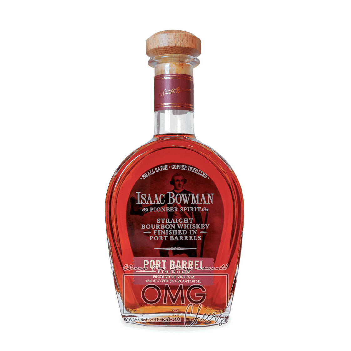 Isaac Bowman Pioneer Spirit Port Barrel Finished Straight Bourbon 750 ml