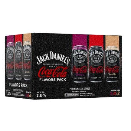 Jack Daniels Coca Coca Flavors 6Pk