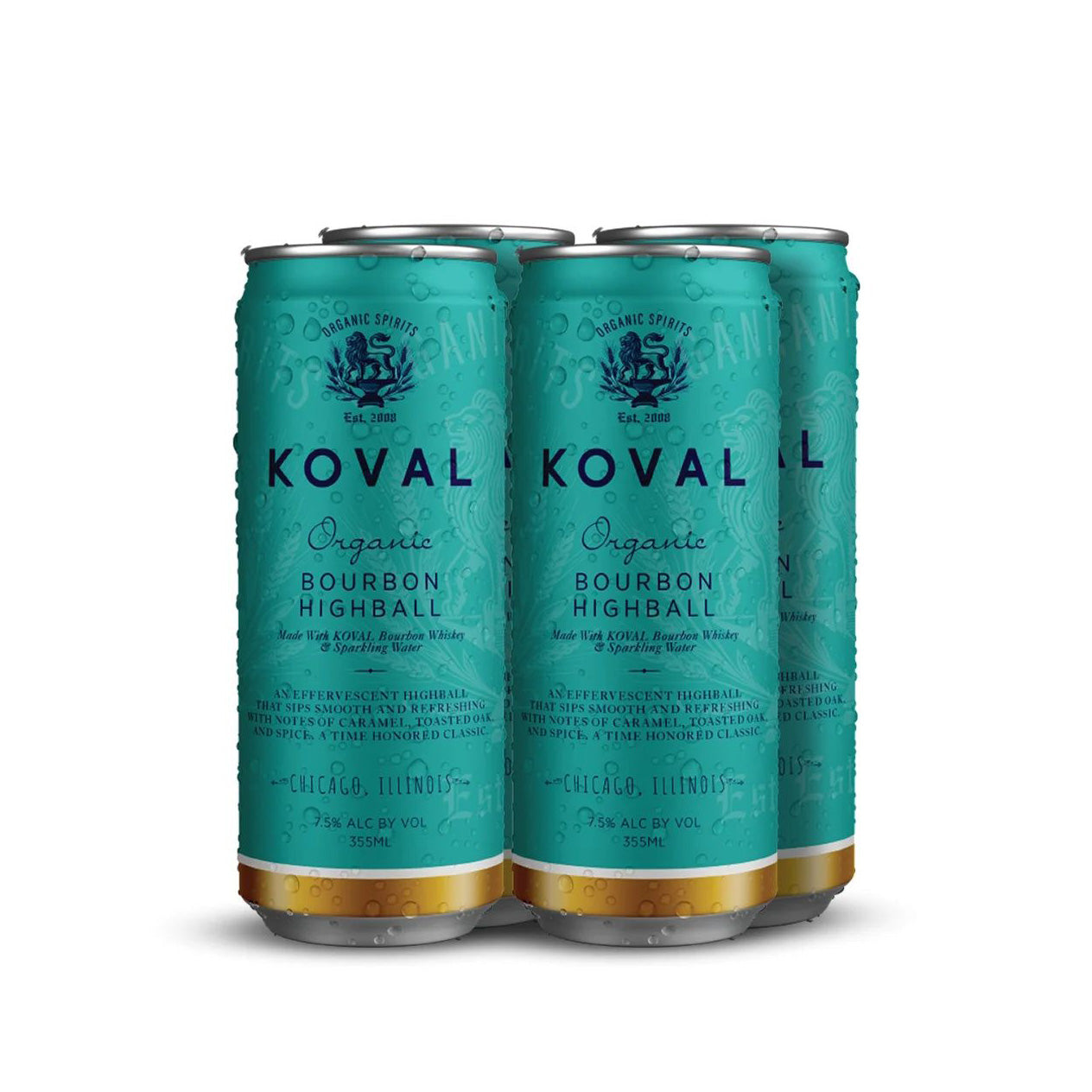 Koval Bourbon Highball 4Pk