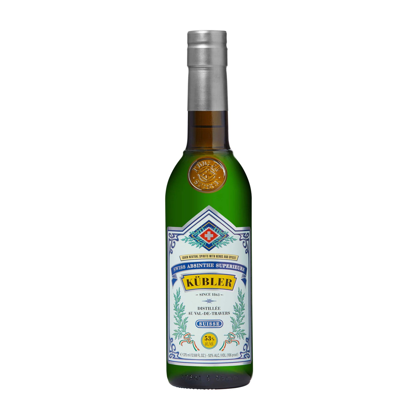 Kubler Absinthe 106 pf 375 ml