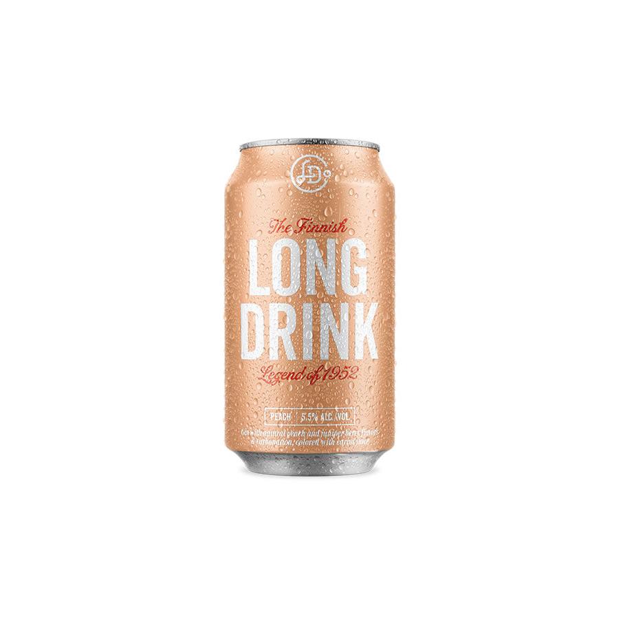 Long Drink Peach Cocktail