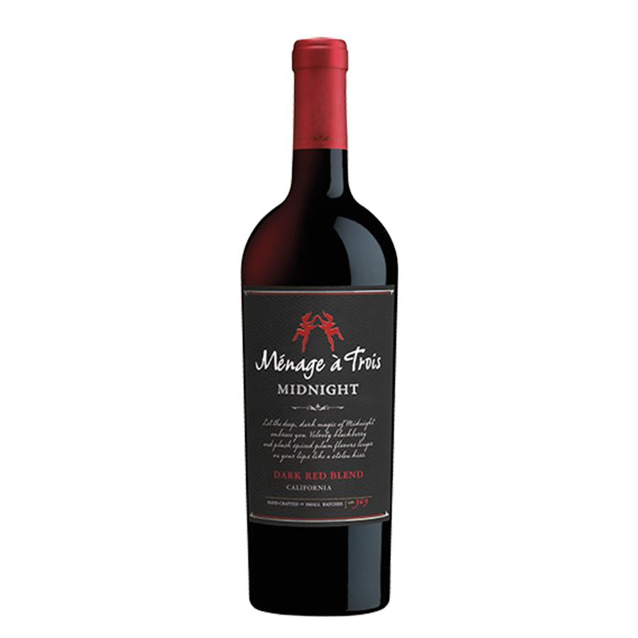 Menage A Trois Midnight Dark Red Blend