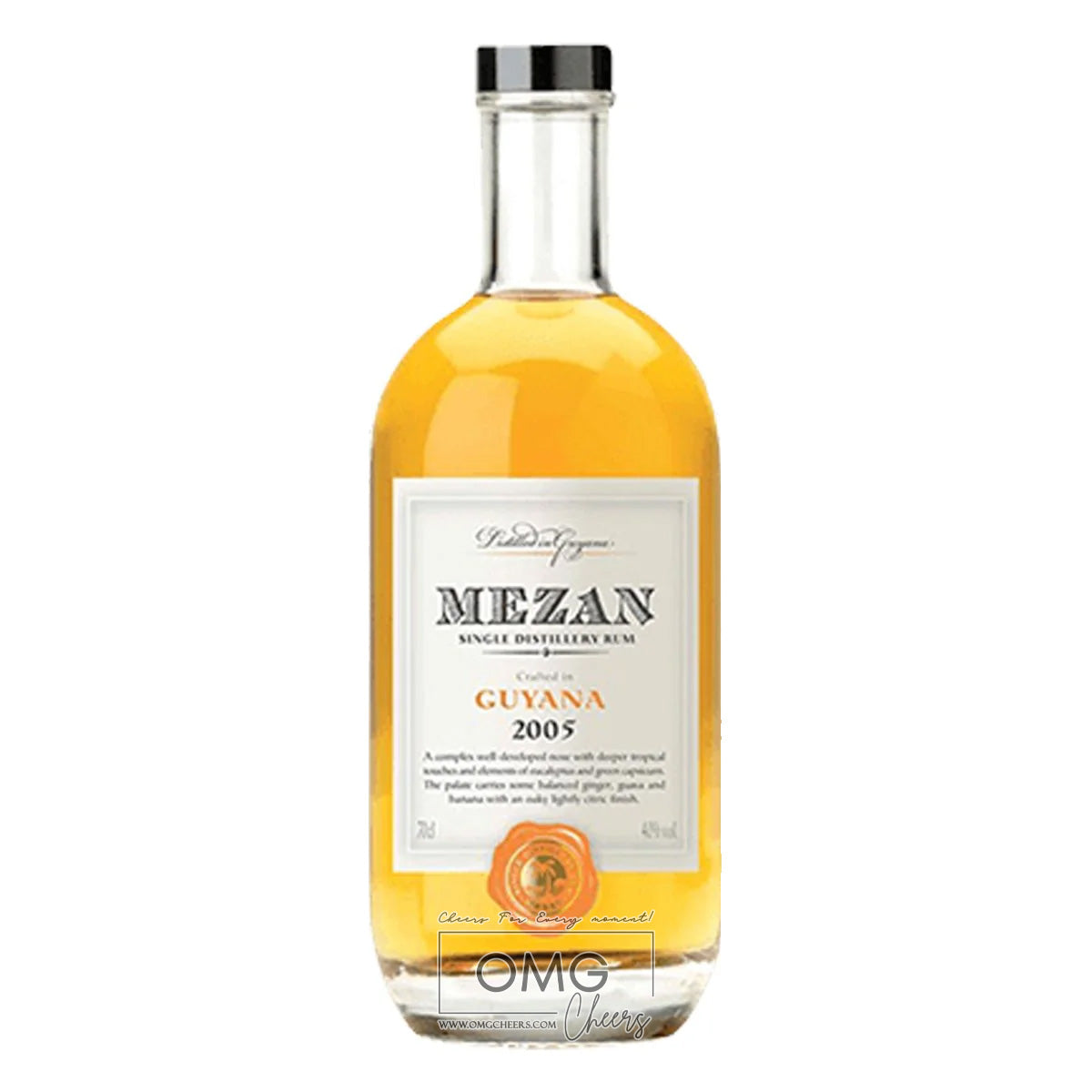 Mezan Single Distillery Rum Guyana 2005 750 ml